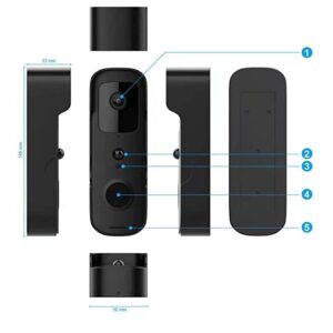 iPlug Smart WiFi Wireless Video Camera Doorbell - Image 5