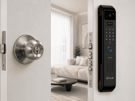Are Smart Locks Safer Than Traditional Locks with a modern fingerprint smart door lock