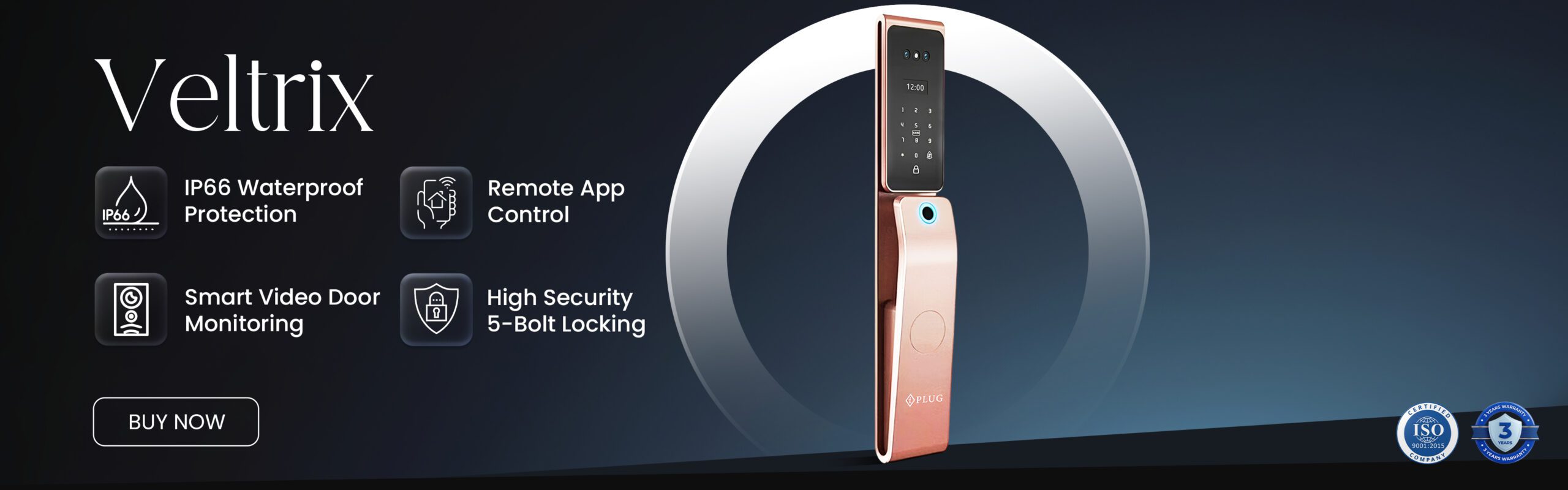 iPLUG Veltrix Smart Lock