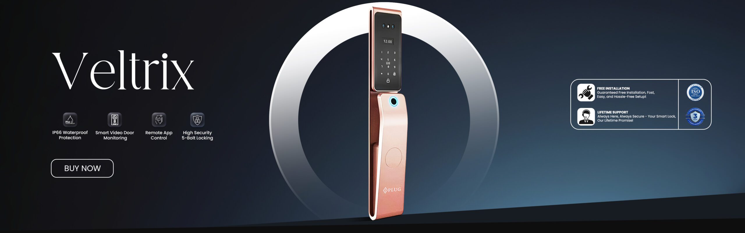 iPLUG Veltrix Smart Lock