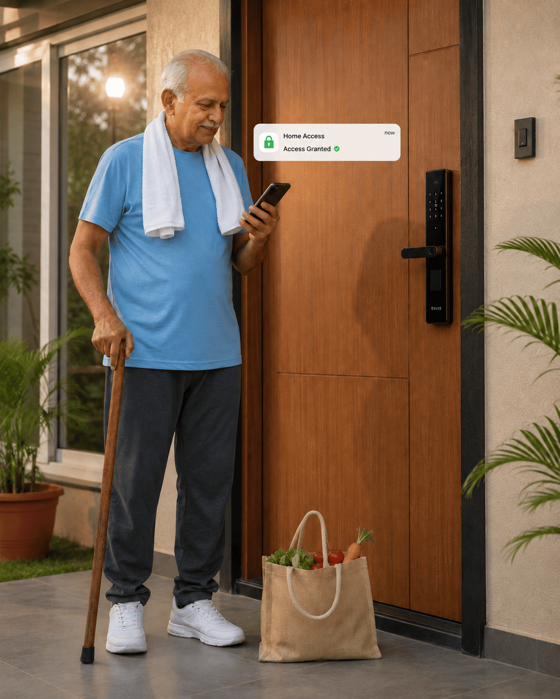 How Smart Door Locks Help Senior Citizens