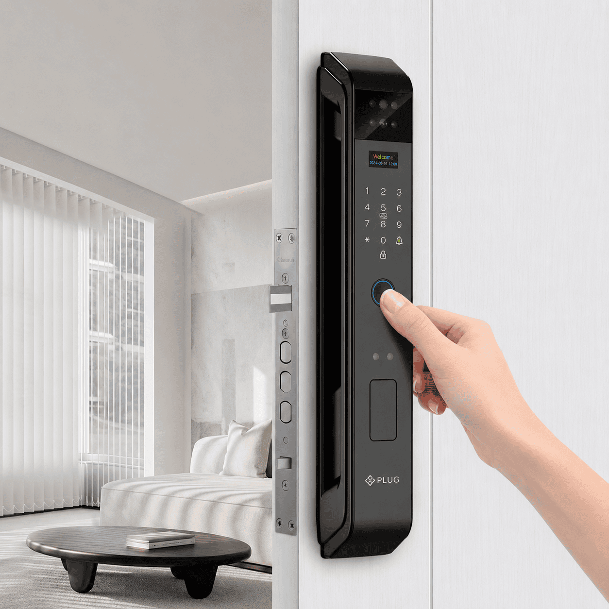 Stylish Home Security with Smart Door Locks