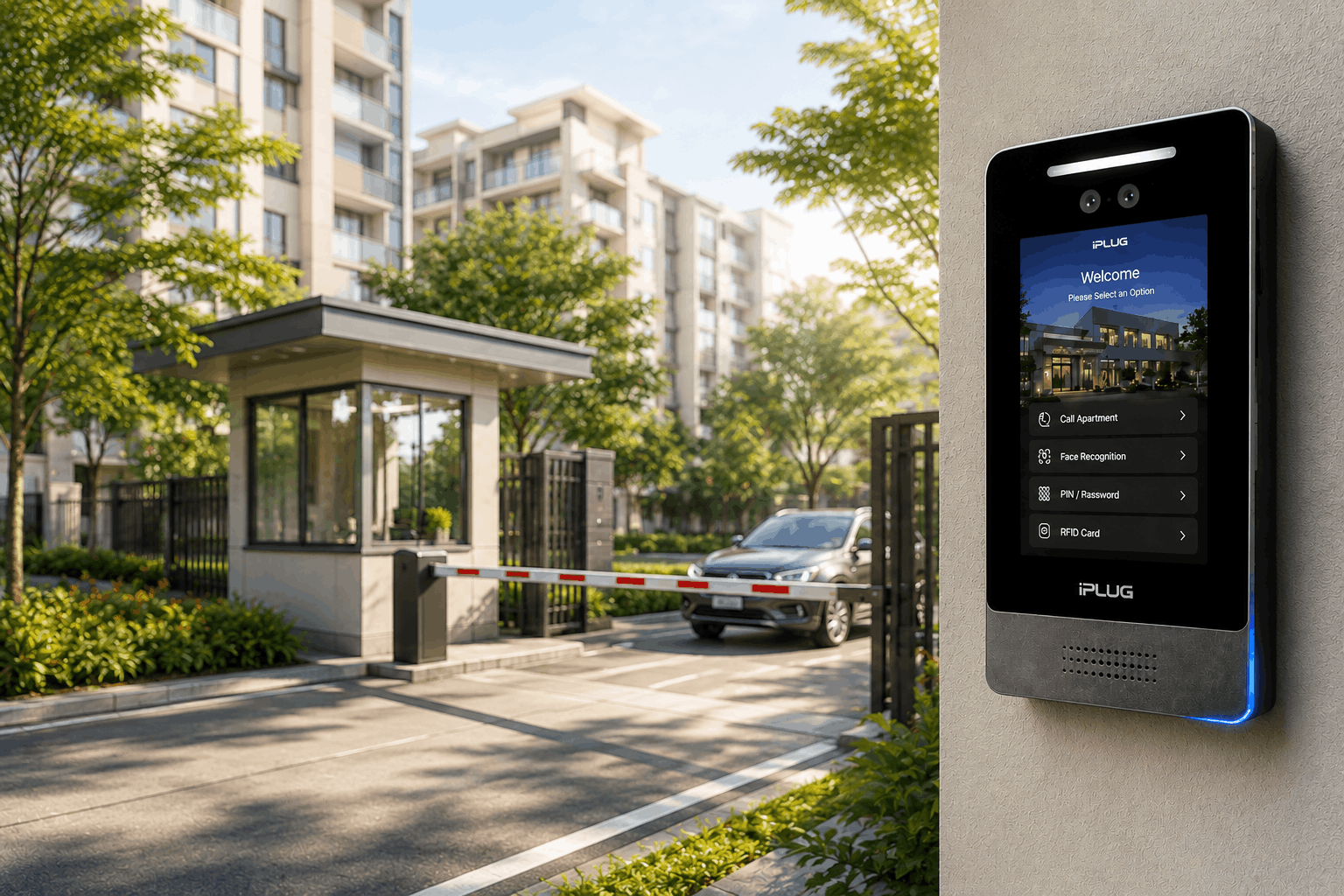 Cloud-Based Access Control Systems with RFID card and reader for secure building access