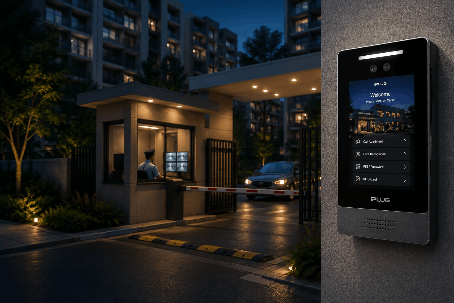 Best Security Solutions for Housing Societies with access control system and smart door lock